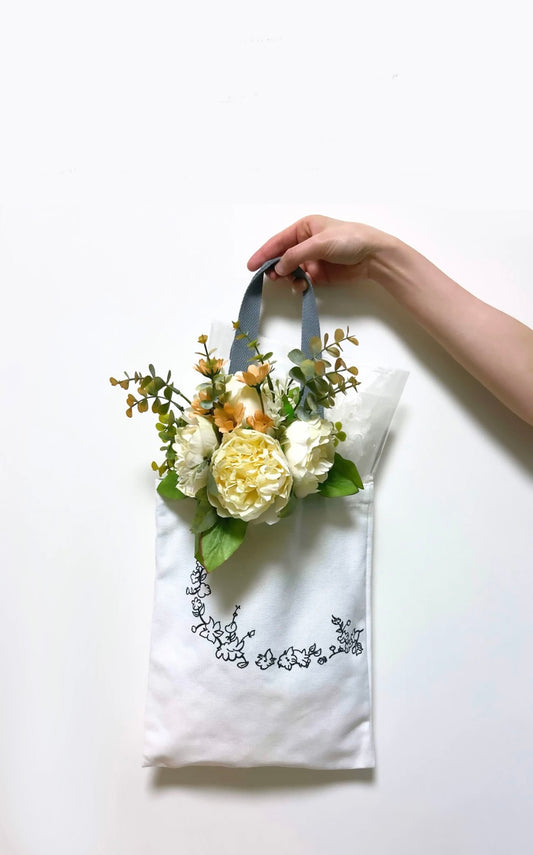 周末花束 tote bag